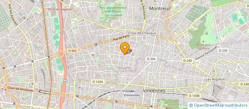 localisation de l'entreprise MONSIEUR THOMAS LACHARTRE à MONTREUIL