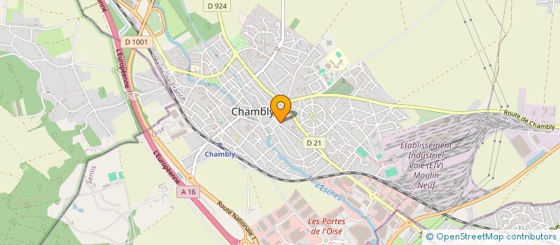 localisation de l'entreprise MONSIEUR THOMAS LACORNE  CHAMBLY