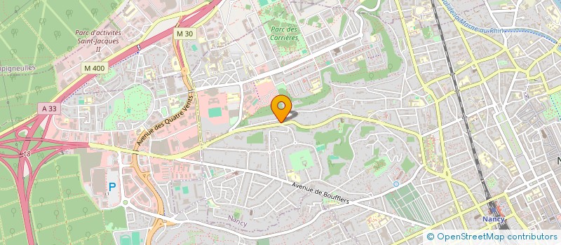 localisation de l'entreprise MONSIEUR THOMAS LADENT  NANCY