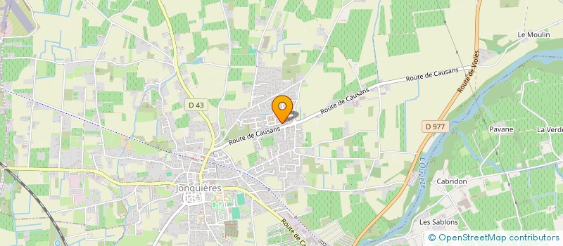 localisation de l'entreprise MONSIEUR THOMAS LADRIERE  JONQUIERES