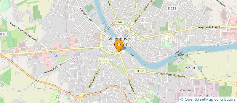 localisation de l'entreprise MONSIEUR THOMAS LADUGUIE  VILLENEUVE-SUR-LOT