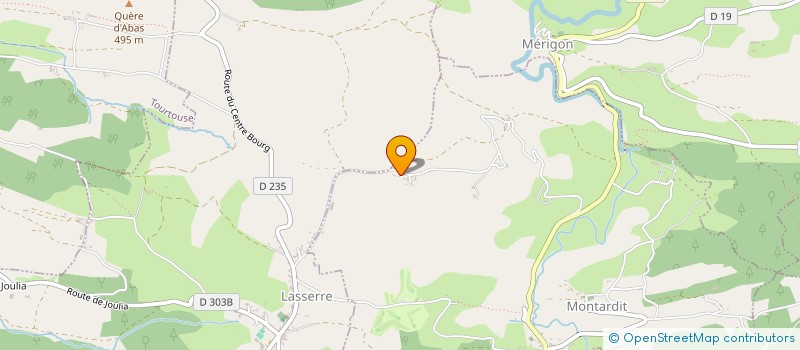 localisation de l'entreprise MONSIEUR THOMAS LAFITTE  MONTARDIT