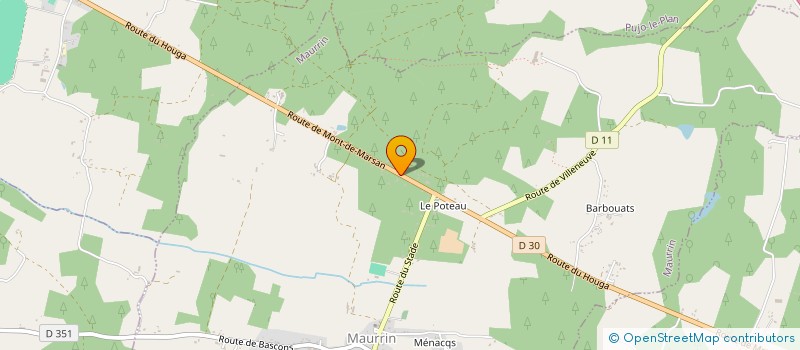 localisation de l'entreprise MONSIEUR THOMAS LAFOURCADE  MAURRIN