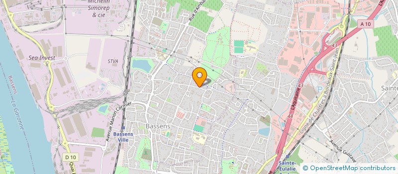 localisation de l'entreprise MONSIEUR THOMAS LAGARDE  BASSENS