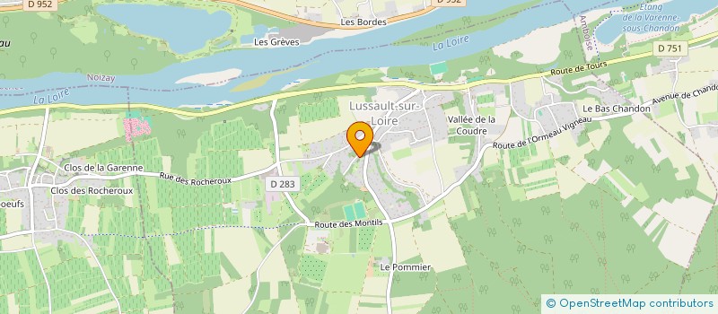 localisation de l'entreprise MONSIEUR THOMAS LAGELLE  LUSSAULT-SUR-LOIRE