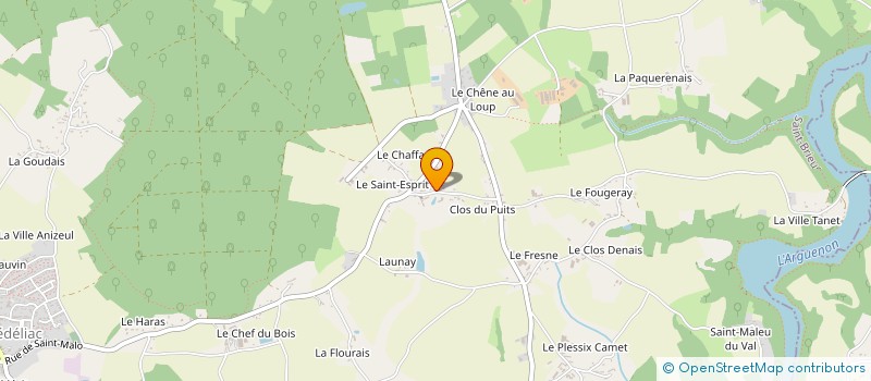 localisation de l'entreprise MONSIEUR THOMAS LAHAIE à PLEDELIAC
