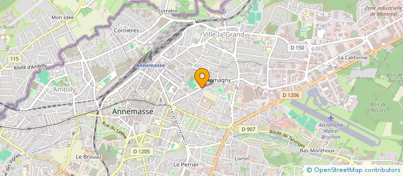 localisation de l'entreprise MONSIEUR THOMAS LAINE  ANNEMASSE