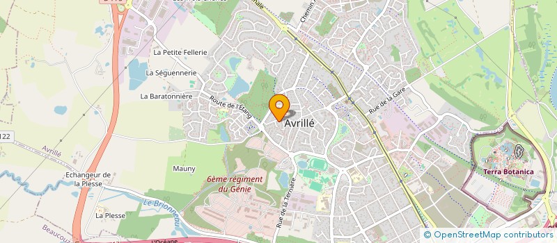 localisation de l'entreprise MONSIEUR THOMAS LAIR à AVRILLE