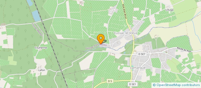 localisation de l'entreprise MONSIEUR THOMAS LAJOIE  ARSAC