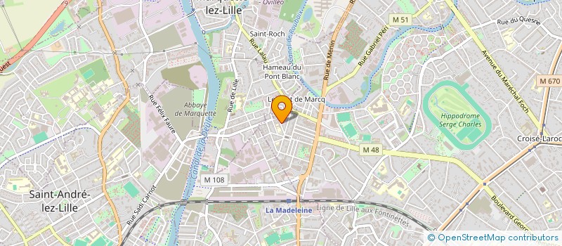 localisation de l'entreprise MONSIEUR THOMAS LALLEMAND à MARCQ-EN-BARŒUL