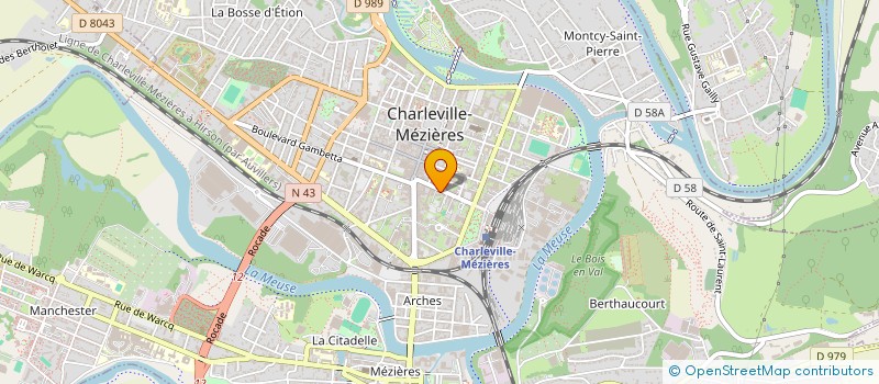 localisation de l'entreprise MONSIEUR THOMAS LALLEMAND  CHARLEVILLE-MEZIERES