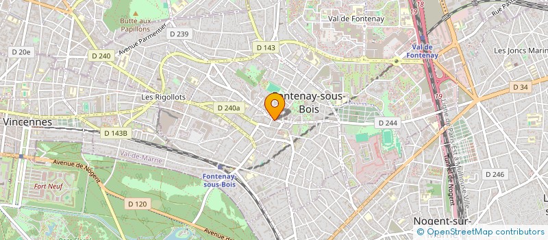 localisation de l'entreprise MONSIEUR THOMAS LAM à FONTENAY-SOUS-BOIS