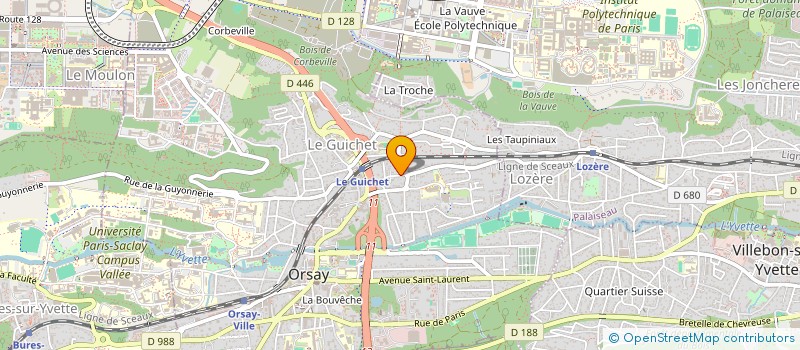 localisation de l'entreprise MONSIEUR THOMAS LAMARCHE à ORSAY