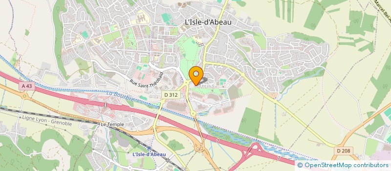 localisation de l'entreprise MONSIEUR THOMAS LAMBERSANT  L'ISLE-D'ABEAU