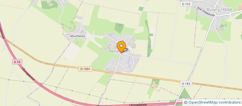 localisation de l'entreprise MONSIEUR THOMAS LAMBERT  BELLANCOURT