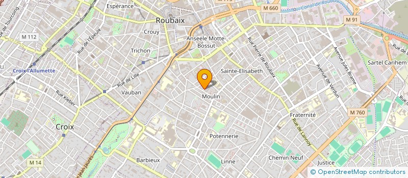 localisation de l'entreprise MONSIEUR THOMAS LAMBIN à ROUBAIX