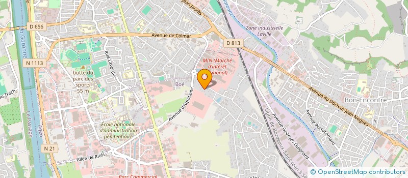 localisation de l'entreprise MONSIEUR THOMAS LAMER  BOE