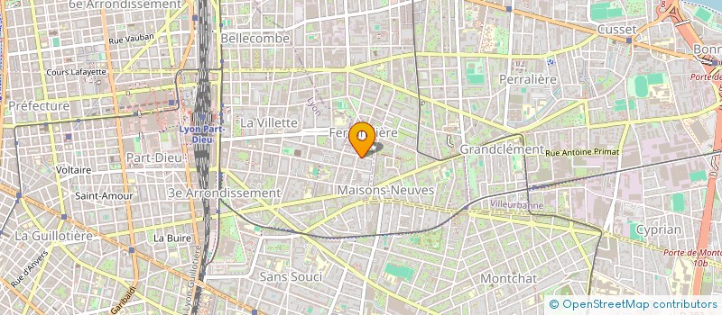 localisation de l'entreprise MONSIEUR THOMAS LAMORELLE  LYON