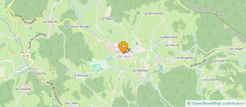 localisation de l'entreprise MONSIEUR THOMAS LAMURE  SAINT-IGNY-DE-VERS