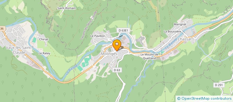 localisation de l'entreprise MONSIEUR THOMAS LANCON à CHASSAL-MOLINGES