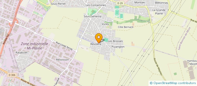 localisation de l'entreprise MONSIEUR THOMAS LANGELLO  GENAS