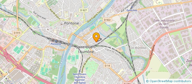 localisation de l'entreprise MONSIEUR THOMAS LANGLAIS à SAINT-OUEN-L'AUMONE