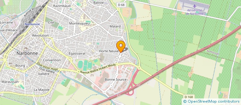 localisation de l'entreprise MONSIEUR THOMAS LANGLOIS  NARBONNE