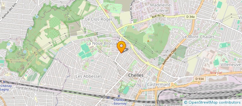 localisation de l'entreprise MONSIEUR THOMAS LANSAC à CHELLES