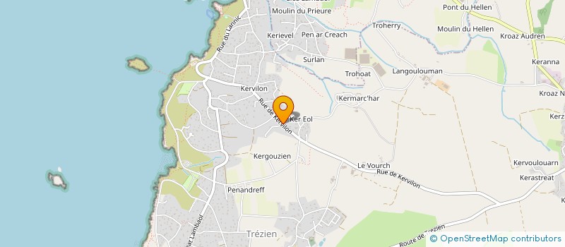 localisation de l'entreprise MONSIEUR THOMAS LANSONNEUR  PLOUARZEL