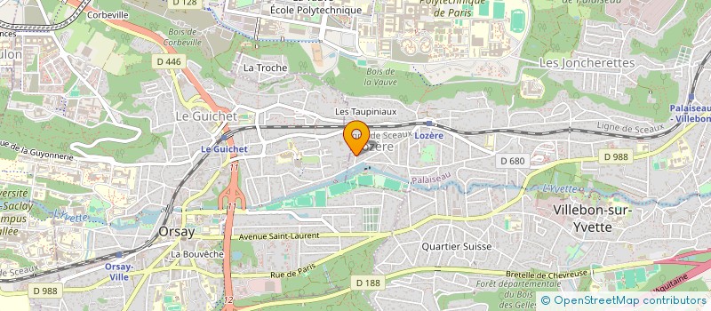 localisation de l'entreprise MONSIEUR THOMAS LANZA à PALAISEAU