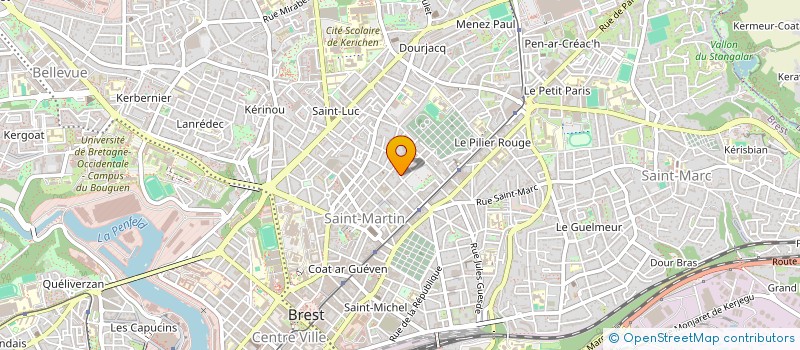 localisation de l'entreprise MONSIEUR THOMAS LAOT  BREST