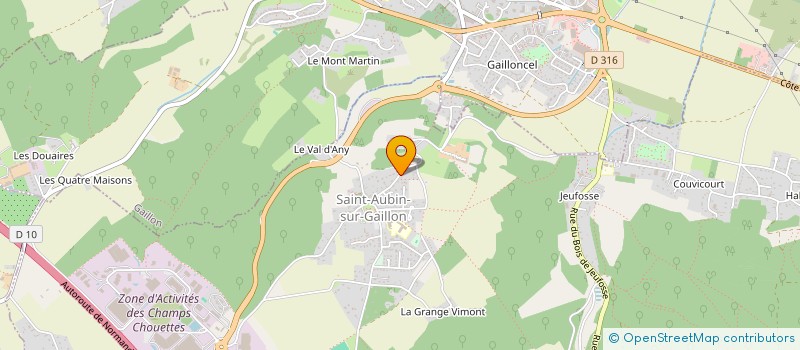 localisation de l'entreprise MONSIEUR THOMAS LAPERT  SAINT-AUBIN-SUR-GAILLON