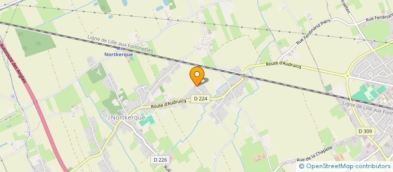 localisation de l'entreprise MONSIEUR THOMAS LAPORTERIE  NORTKERQUE
