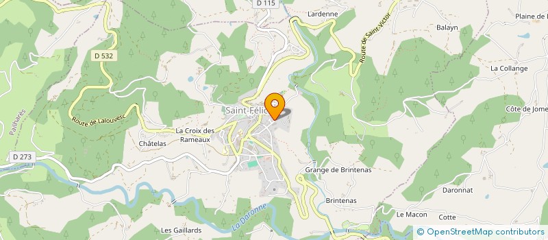 localisation de l'entreprise MONSIEUR THOMAS LARA à SAINT-FELICIEN