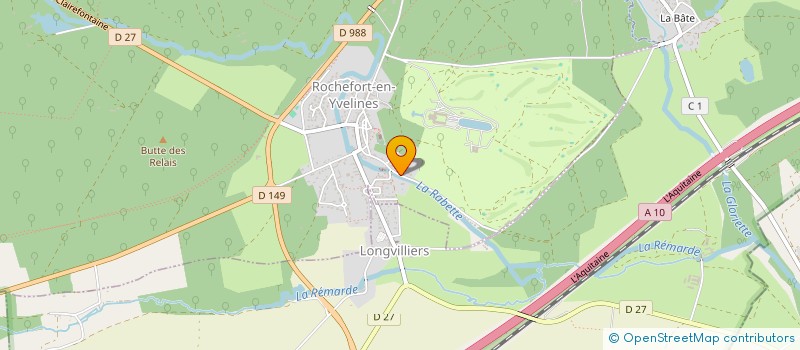 localisation de l'entreprise MONSIEUR THOMAS LAROUDIE  ROCHEFORT-EN-YVELINES