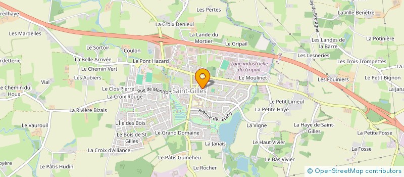 localisation de l'entreprise MONSIEUR THOMAS LASSEUR  SAINT-GILLES