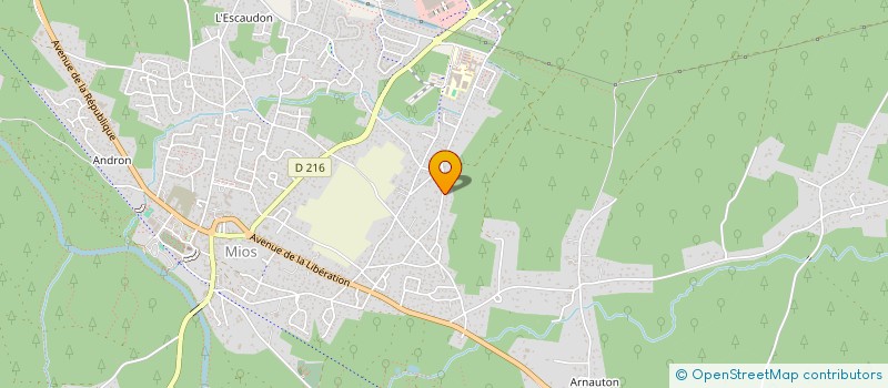 localisation de l'entreprise MONSIEUR THOMAS LATASTE  MIOS