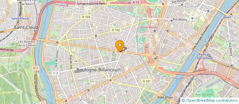 localisation de l'entreprise MONSIEUR THOMAS LATRAGNA  BOULOGNE-BILLANCOURT