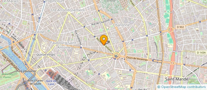 localisation de l'entreprise MONSIEUR THOMAS LAUNAY  PARIS