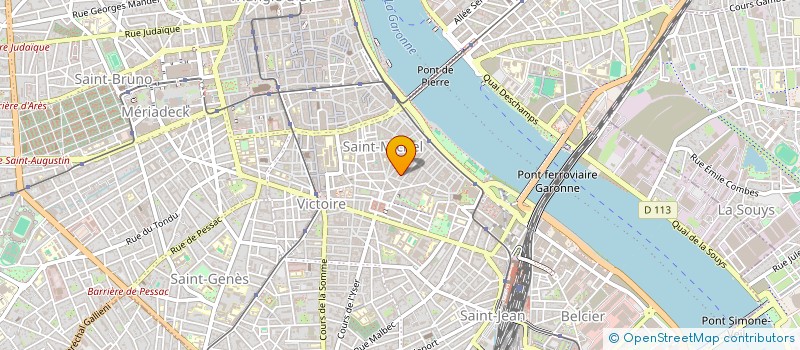 localisation de l'entreprise MONSIEUR THOMAS LAUNAY  BORDEAUX