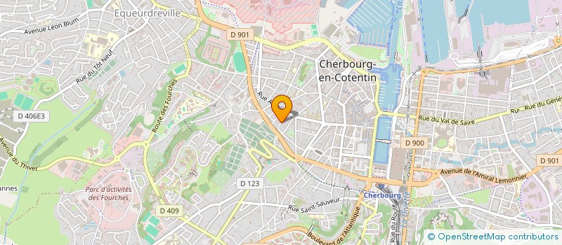 localisation de l'entreprise MONSIEUR THOMAS LAUNAY  CHERBOURG-EN-COTENTIN