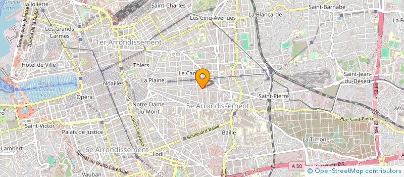 localisation de l'entreprise MONSIEUR THOMAS LAURENDON à MARSEILLE
