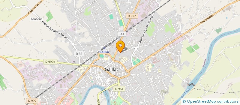 localisation de l'entreprise MONSIEUR THOMAS LAURENS  GAILLAC