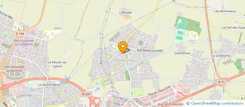 localisation de l'entreprise MONSIEUR THOMAS LAURENT  SAINT-XANDRE