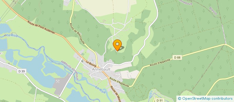 localisation de l'entreprise MONSIEUR THOMAS LAURENT  APPEVILLE-ANNEBAULT