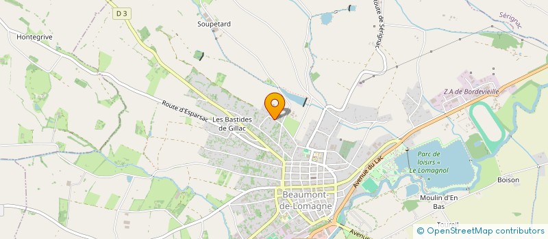 localisation de l'entreprise MONSIEUR THOMAS LAURENT MONBRUN  BEAUMONT-DE-LOMAGNE