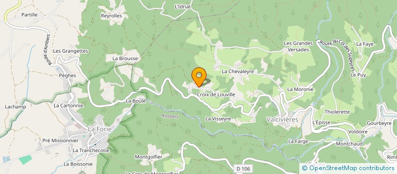 localisation de l'entreprise MONSIEUR THOMAS LAUTARD  VALCIVIERES