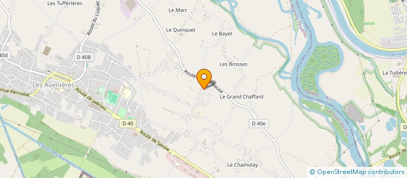 localisation de l'entreprise MONSIEUR THOMAS LAUTIER  LES AVENIERES VEYRINS-THUELLIN