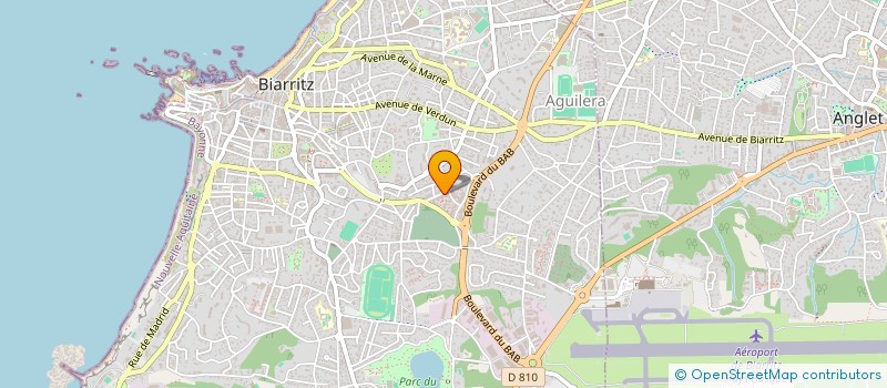 localisation de l'entreprise MONSIEUR THOMAS LAVENNE  BIARRITZ