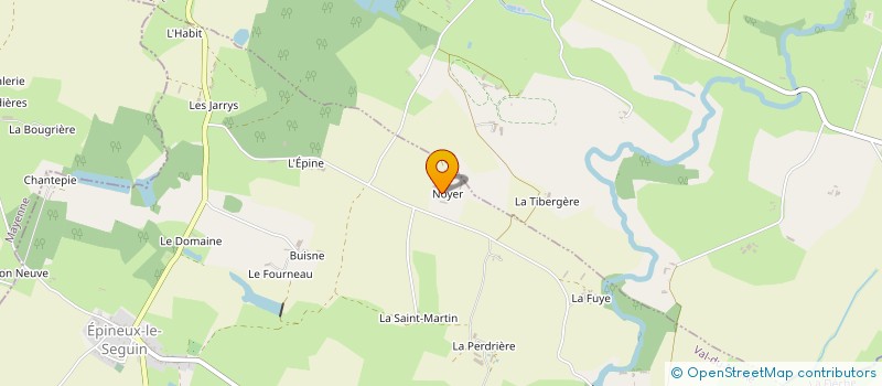 localisation de l'entreprise MONSIEUR THOMAS LAVOUE  VAL-DU-MAINE